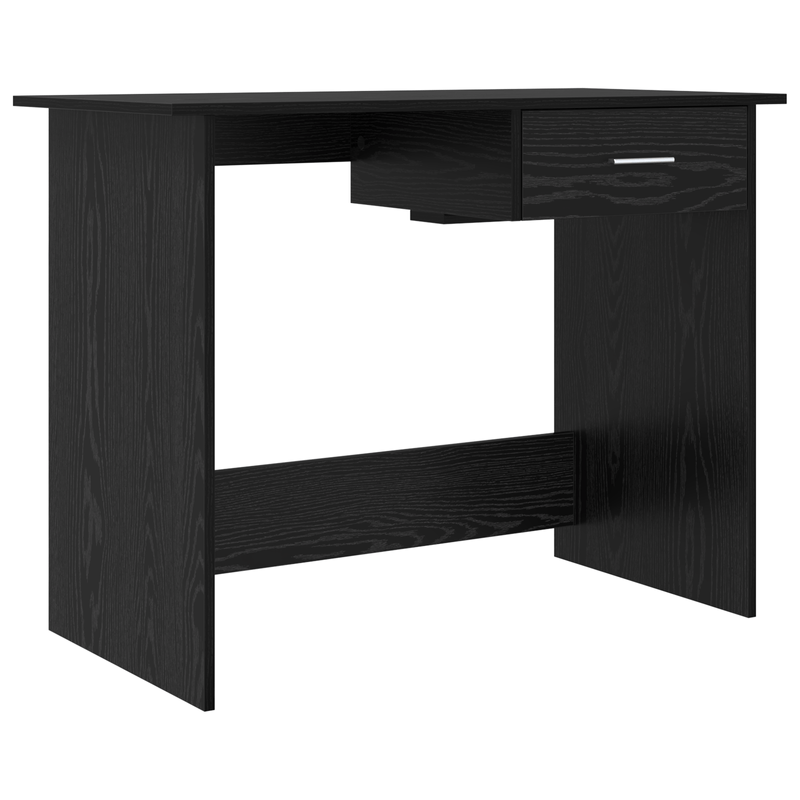 Casa si Gradina - Mobilier - Mese si birouri - Birouri - Birou cu sertar Stejar negru 100 x 50 x 76 cm Lemn compozit - Infinity.ro