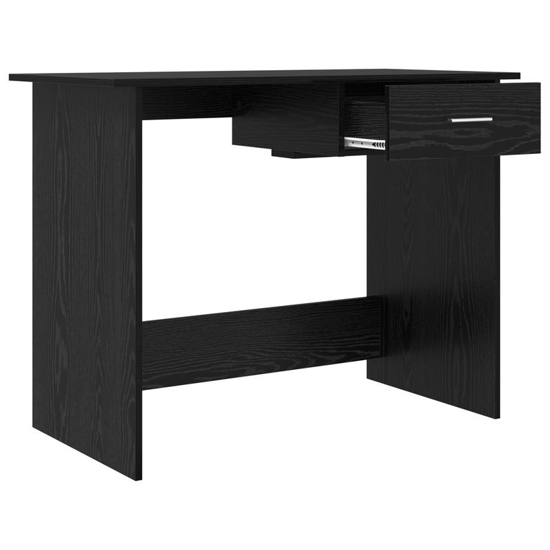 Casa si Gradina - Mobilier - Mese si birouri - Birouri - Birou cu sertar Stejar negru 100 x 50 x 76 cm Lemn compozit - Infinity.ro