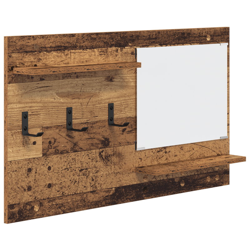 Casa si Gradina - Mobilier - Biblioteci si rafturi - Rafturi - Racator de paltoane montat pe perete Lemn vechi 90 x 10 x 50 cm - Infinity.ro