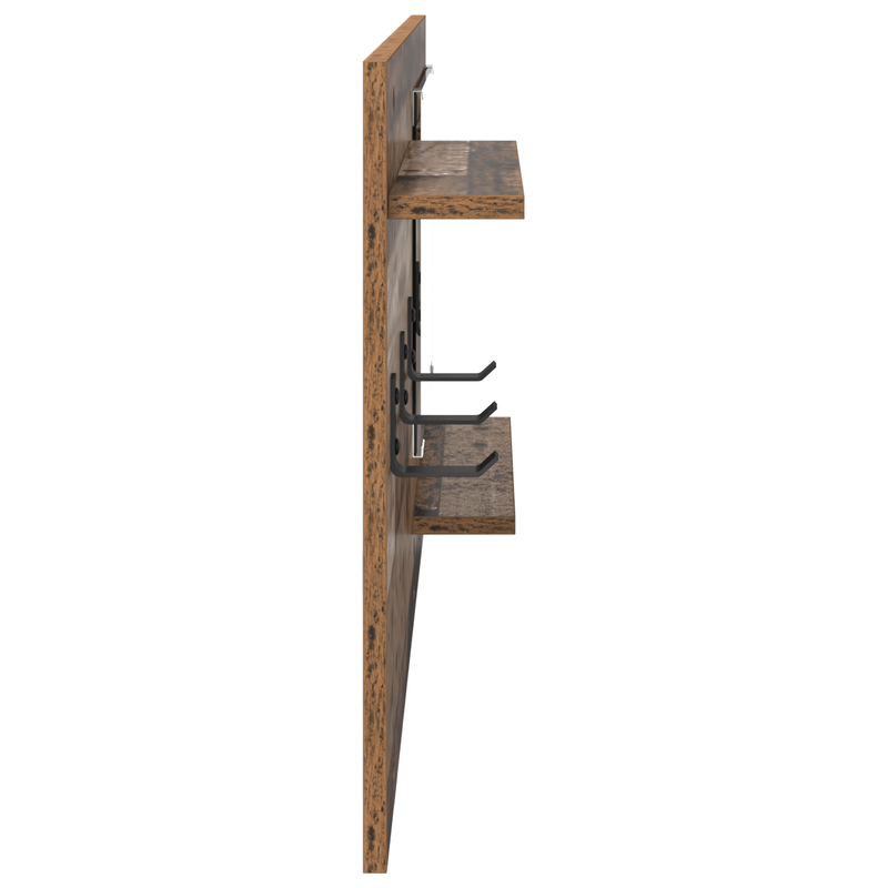 Casa si Gradina - Mobilier - Biblioteci si rafturi - Rafturi - Racator de paltoane montat pe perete Lemn vechi 90 x 10 x 50 cm - Infinity.ro