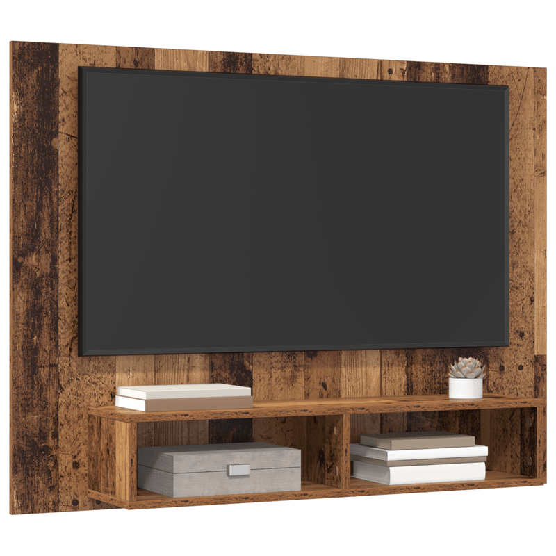 Casa si Gradina - Mobilier - Comode si corpuri - Comode - Dulap pentru TV pe Perete Lemn vechi 120 x 23.5 x 90 cm - Infinity.ro