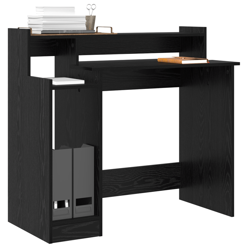 Casa si Gradina - Mobilier - Mese si birouri - Birouri - Birou Stejar negru 97 x 45 x 90 cm Lemn compozit - Infinity.ro