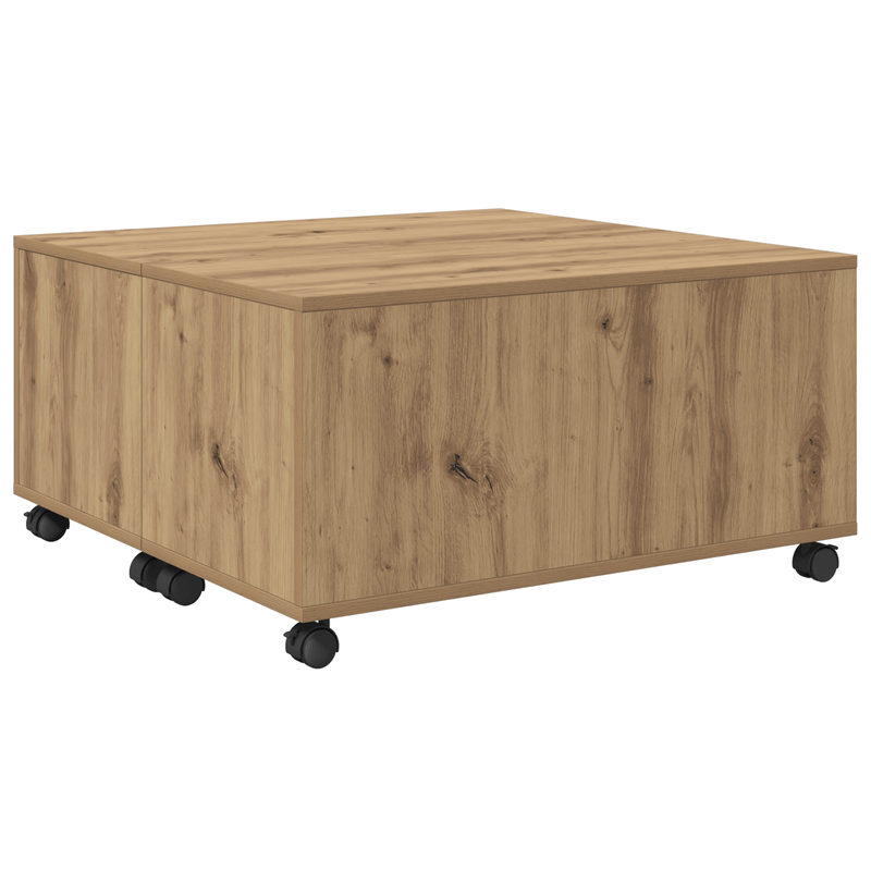 Casa si Gradina - Mobilier - Mese si birouri - Masute de cafea - Masa de cafea stejar artizanal 75 x 75 x 38 cm Lemn compozit - Infinity.ro