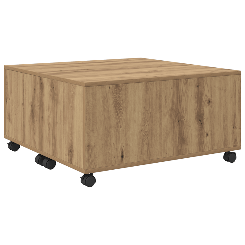 Casa si Gradina - Mobilier - Mese si birouri - Masute de cafea - Masa de cafea stejar artizanal 75 x 75 x 38 cm Lemn compozit - Infinity.ro
