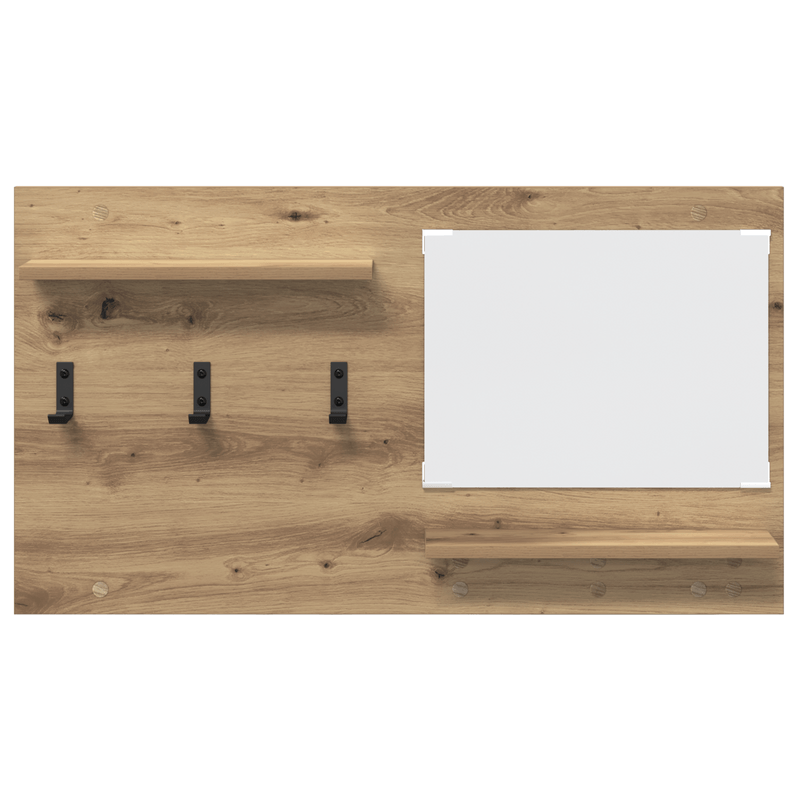 Casa si Gradina - Mobilier - Biblioteci si rafturi - Rafturi - Racator de paltoane montat pe perete cu raft Stejar artisanal - Infinity.ro