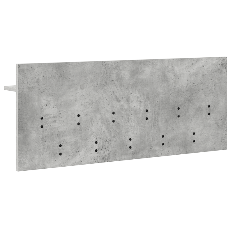 Casa si Gradina - Mobilier - Biblioteci si rafturi - Rafturi - Racator de paltoane montat pe perete Gri beton 100 x 40 x 12 cm - Infinity.ro