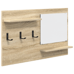 Casa si Gradina - Mobilier - Biblioteci si rafturi - Rafturi - Racator de paltoane montat pe perete Sonoma oak 90 x 10 x 50 cm - Infinity.ro