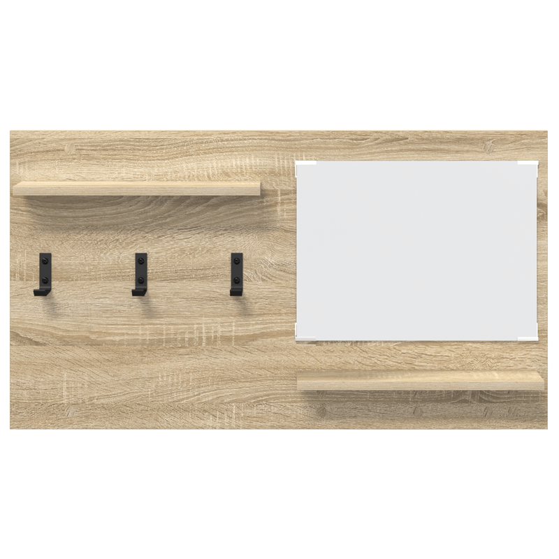 Casa si Gradina - Mobilier - Biblioteci si rafturi - Rafturi - Racator de paltoane montat pe perete Sonoma oak 90 x 10 x 50 cm - Infinity.ro