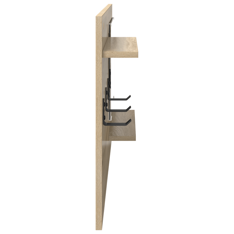 Casa si Gradina - Mobilier - Biblioteci si rafturi - Rafturi - Racator de paltoane montat pe perete Sonoma oak 90 x 10 x 50 cm - Infinity.ro