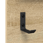 Casa si Gradina - Mobilier - Biblioteci si rafturi - Rafturi - Racator de paltoane montat pe perete Sonoma oak 90 x 10 x 50 cm - Infinity.ro