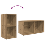 Casa si Gradina - Mobilier - Comode si corpuri - Comode - Cabinet TV cu depozitare stejar artizanal Lemn compozit - Infinity.ro