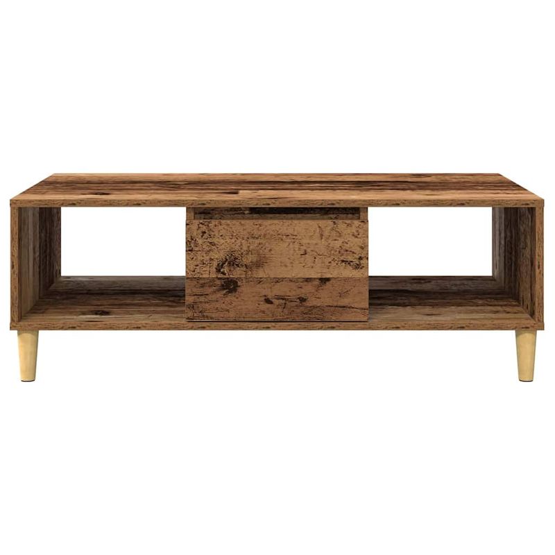 Casa si Gradina - Mobilier - Mese si birouri - Masute de cafea - cu depozitare cu usa Lemn vechi 103.5 x 60 x 35 cm Lemn compozit - Infinity.ro