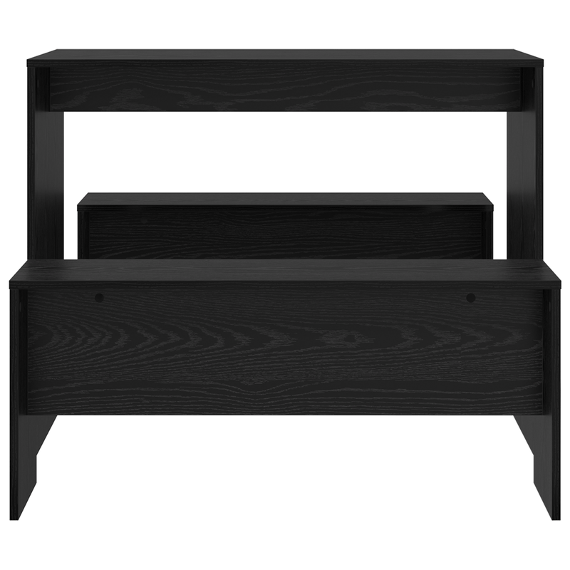 Casa si Gradina - Mobilier - Seturi de mobilier - Seturi bucatarie - Set de dining 2 pcs Stejar negru 97 x 47 x 75 cm Lemn compozit - Infinity.ro