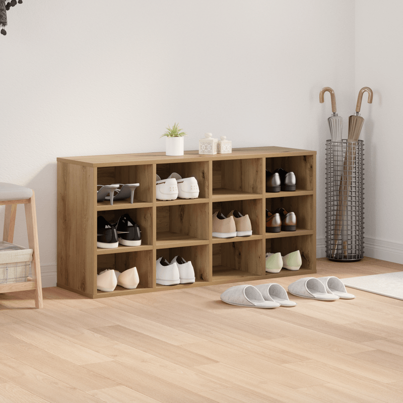 Casa si Gradina - Mobilier - Dulapuri si sifoniere - Dulapuri - Dulap pentru pantofi cu raft Stejar artisanal 103 x 30 x 51 cm - Infinity.ro
