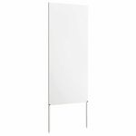 Casa si Gradina - Gradina si terasa - Decoratiuni exterior - Ornamente gradina - Panou Decorativ de Gradina Alb 50 x 140 cm Otel laminat la rece - Infinity.ro