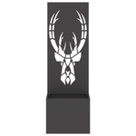 Casa si Gradina - Gradinarit si plante - Plante si ghivece - Ghivece si suporturi - Ghiveci de Gradina cu Panou Decorativ Negru 50 x 140 cm - Infinity.ro