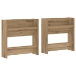 Casa si Gradina - Mobilier - Organizare si depozitare - Organizator incaltaminte - Dulapuri pentru pantofi de perete 2 pcs stejar artizanal - Infinity.ro
