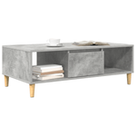 Casa si Gradina - Mobilier - Mese si birouri - Masute de cafea - cu depozitare cu usa Gri beton 103.5 x 60 x 35 cm Lemn compozit - Infinity.ro