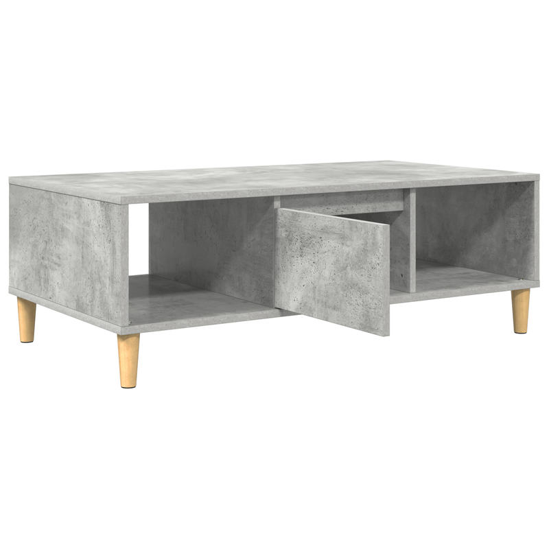 Casa si Gradina - Mobilier - Mese si birouri - Masute de cafea - cu depozitare cu usa Gri beton 103.5 x 60 x 35 cm Lemn compozit - Infinity.ro