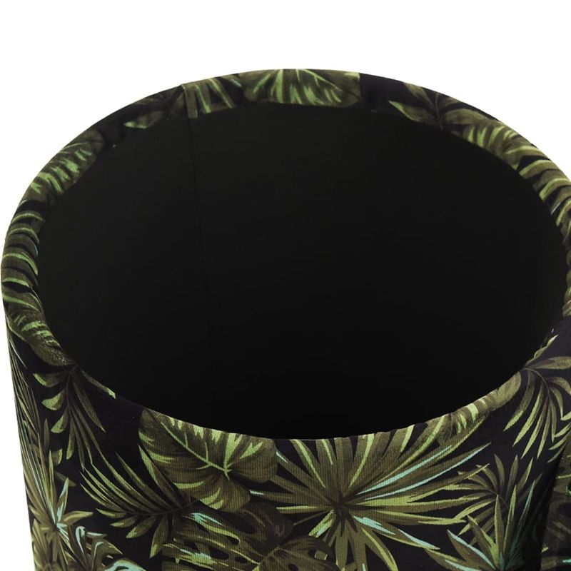 Casa si Gradina - Mobilier - Scaune si fotolii - Tabureti - Taburet depozitare rotund, multicolor, material textil 31 x 37 cm - Infinity.ro