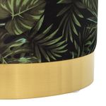 Casa si Gradina - Mobilier - Scaune si fotolii - Tabureti - Taburet depozitare rotund, multicolor, material textil 31 x 37 cm - Infinity.ro