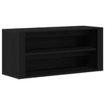 Casa si Gradina - Mobilier - Organizare si depozitare - Organizator incaltaminte - Banca pentru pantofi, stejar negru, 100x35x45 cm, lemn stratificat - Infinity.ro