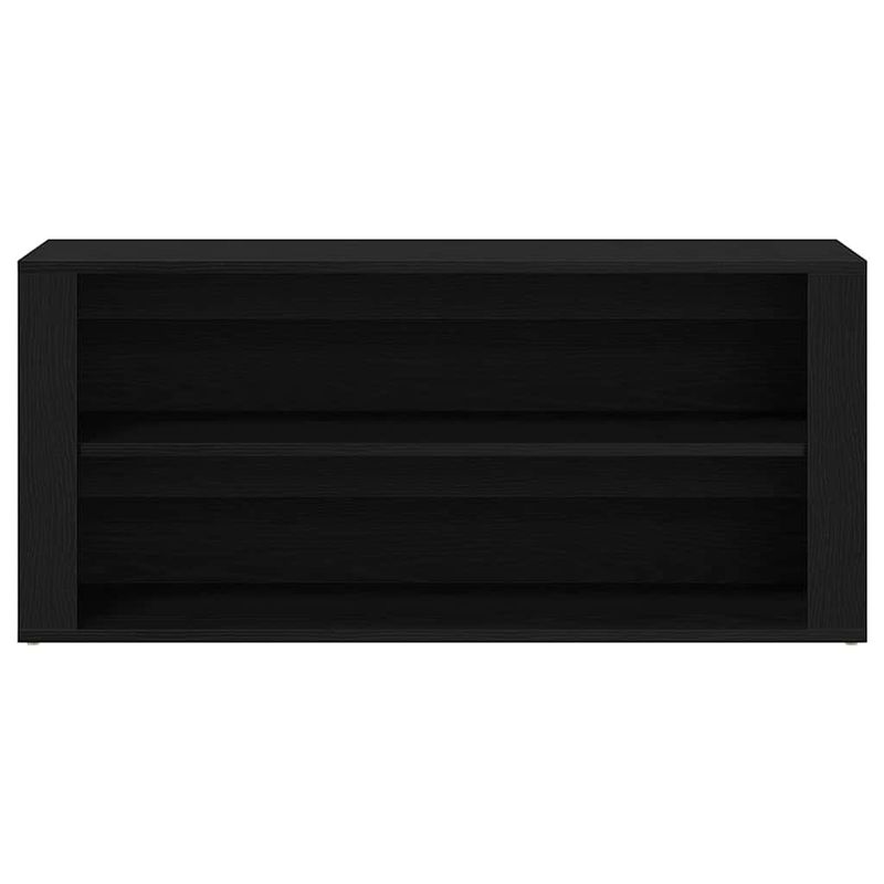 Casa si Gradina - Mobilier - Organizare si depozitare - Organizator incaltaminte - Banca pentru pantofi, stejar negru, 100x35x45 cm, lemn stratificat - Infinity.ro