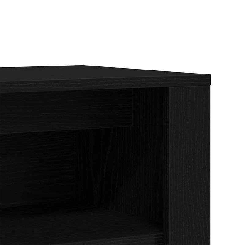 Casa si Gradina - Mobilier - Organizare si depozitare - Organizator incaltaminte - Banca pentru pantofi, stejar negru, 100x35x45 cm, lemn stratificat - Infinity.ro