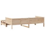 Casa si Gradina - Mobilier - Paturi si accesorii - Paturi - Pat de zi cu extensie si sertare fara saltea, 90x190 cm - Infinity.ro