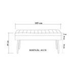 Casa si Gradina - Mobilier - Dulapuri si sifoniere - Dulapuri pantofi - Set mobilier hol, Hanah Home, pal melaminat, sonoma si verde, dulap pantofi 50x38x135 cm, bancuta 105x40x50 cm - Infinity.ro