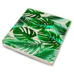 Casa si Gradina - Bucatarie si vesela - Accesorii bar - Suporturi bauturi - Set suporturi pentru pahare, Hermia, piatra naturala, multicolor, 10x10x1 cm, 4 bucati, 366TYR1180 - Infinity.ro