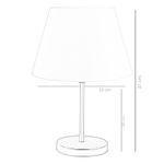 Casa si Gradina - Corpuri si surse de iluminat - Veioze si lampi - Veioze - Set veioze, Opviq, pvc, maro, picioare metalice, 37 cm - Infinity.ro