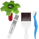Auto si Moto - Intretinere auto - Produse curatare auto - Kit perii dure pentru curatare vaporizatoare aer conditionat, radiatoare auto, schimbatoare caldura, grile aerisire - Infinity.ro