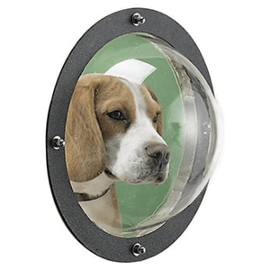 Hublou geam rotund pentru gard, casa de joaca, cusca, potrivit pentru Copii, Caini si Pisici, Ø31cm, Transparent