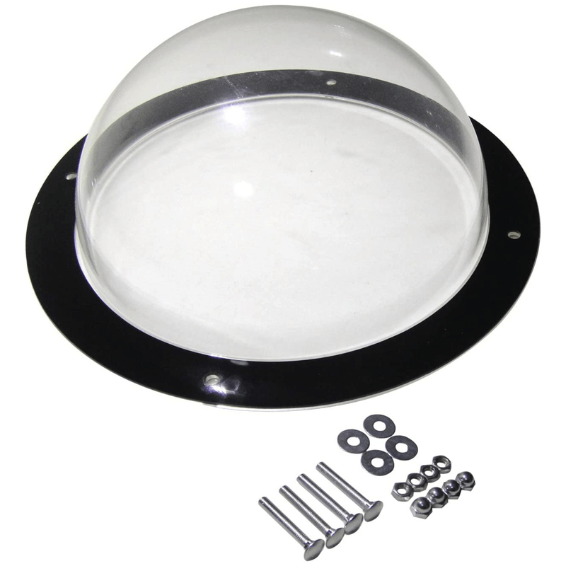 Petshop - Accesorii petshop - Culcusuri si custi - Usi animale - Hublou geam rotund pentru gard, casa de joaca, cusca, potrivit pentru Copii, Caini si Pisici, Ø31cm, Transparent - Infinity.ro