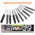 Casa si Gradina - Constructii - Scule electrice si accesorii - Accesorii polizare si slefuire - Set 8 perii prindere hexagonala pentru bormasina,alezare,curatare,slefuire si lustruire,indepartarea vopselei si ruginii - Infinity.ro