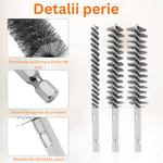 Casa si Gradina - Constructii - Scule electrice si accesorii - Accesorii polizare si slefuire - Set 8 perii prindere hexagonala pentru bormasina,alezare,curatare,slefuire si lustruire,indepartarea vopselei si ruginii - Infinity.ro