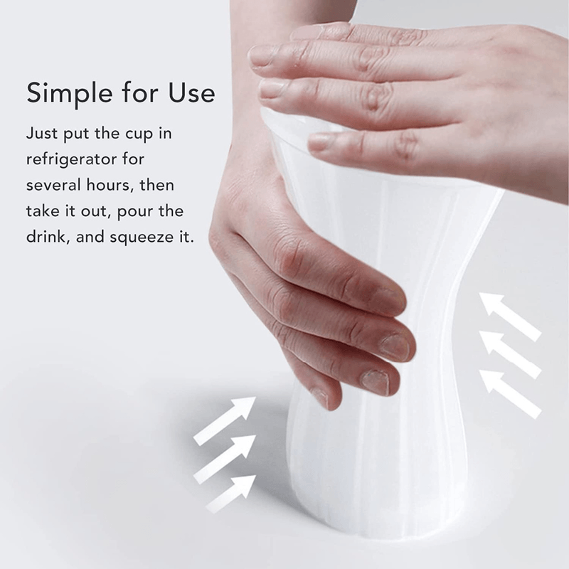 Casa si Gradina - Bucatarie si vesela - Cani si pahare - Pahare - Pahar pentru preparare bautura racoritoare slush,smoothie,granita,DIY in 5 minute-Slushy Cup, 150 ml, Portocaliu dovleac - Infinity.ro