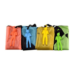 Jucarii, Copii si Bebe - Jucarii si jocuri - Jucarii de exterior - Zmeie si jucarii zburatoare - Set 4 Soldati de Jucarie cu Parasuta, Figurina Tip Parasutist de Aruncat, Multicolor - Infinity.ro