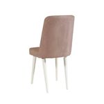 Casa si Gradina - Mobilier - Seturi de mobilier - Seturi mese si scaune - Set masa si scaune extensibile, Hanah Home, pal melaminat, alb si piatra, masa 129x80x75 cm - Infinity.ro