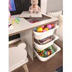 Casa si Gradina - Mobilier - Mobilier copii - Mobilier camera copiilor - Set masa si scaun pentru copii, Hanah Home, pal melaminat, alb, masa 90x50x42 cm, scaun 25x59x25 cm - Infinity.ro