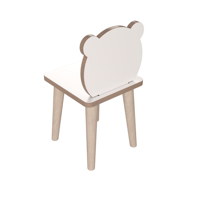 Casa si Gradina - Mobilier - Mobilier copii - Mobilier camera copiilor - Set masa si scaun pentru copii, Hanah Home, pal melaminat, alb, masa 90x50x42 cm, scaun 25x59x25 cm - Infinity.ro