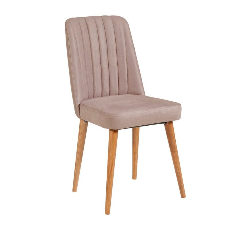 Casa si Gradina - Mobilier - Seturi de mobilier - Seturi mese si scaune - Set masa extensibila cu scaune, Hanah Home, pal melaminat, pin atlantic si piatra, masa 129x80x75 cm - Infinity.ro