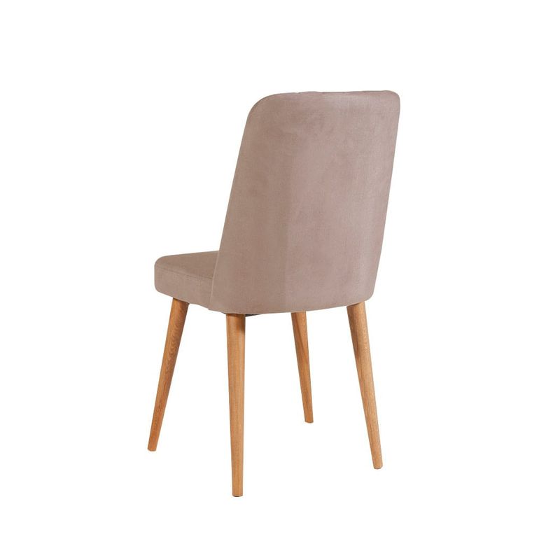 Casa si Gradina - Mobilier - Seturi de mobilier - Seturi mese si scaune - Set masa extensibila cu scaune, Hanah Home, pal melaminat, pin atlantic si piatra, masa 129x80x75 cm - Infinity.ro