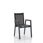 Casa si Gradina - Gradina si terasa - Mobilier exterior - Seturi mobila gradina - Set mobilier gradina, Hanah Home, aluminiu, multicolor, masa 90x150 cm, 6 scaune 57x63x90 cm, 561CLR1311 - Infinity.ro