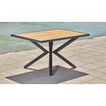 Casa si Gradina - Gradina si terasa - Mobilier exterior - Seturi mobila gradina - Set mobilier gradina, Hanah Home, aluminiu, multicolor, masa 90x150 cm, 6 scaune 57x63x90 cm, 561CLR1311 - Infinity.ro