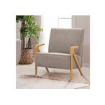 Casa si Gradina - Mobilier - Seturi de mobilier - Seturi living - Set living, Atelier Del Sofa, lemn fag si pal, stejar si gri, canapea 223x81x92 cm, fotoliu 70x90x86 cm - Infinity.ro