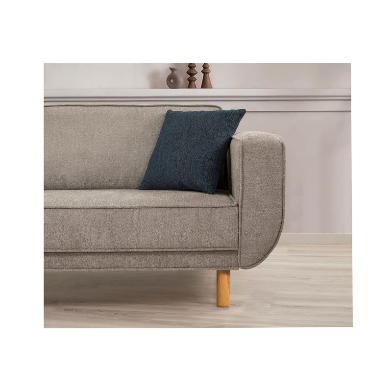 Casa si Gradina - Mobilier - Seturi de mobilier - Seturi living - Set living, Atelier Del Sofa, lemn fag si pal, stejar si gri, canapea 223x81x92 cm, fotoliu 70x90x86 cm - Infinity.ro