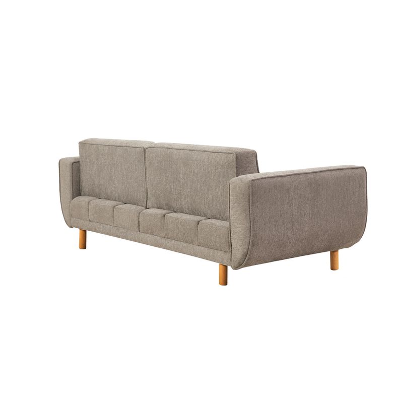 Casa si Gradina - Mobilier - Seturi de mobilier - Seturi living - Set living, Atelier Del Sofa, lemn fag si pal, stejar si gri, canapea 223x81x92 cm, fotoliu 70x90x86 cm - Infinity.ro