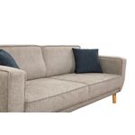 Casa si Gradina - Mobilier - Seturi de mobilier - Seturi living - Set living, Atelier Del Sofa, lemn fag si pal, stejar si gri, canapea 223x81x92 cm, fotoliu 70x90x86 cm - Infinity.ro